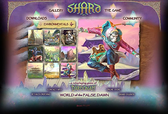 ShardRPG Flash Site Graphic